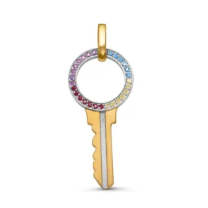 Подвеска из серебра 925 с фианитами