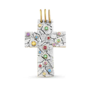 Подвеска из серебра 925 с фианитами