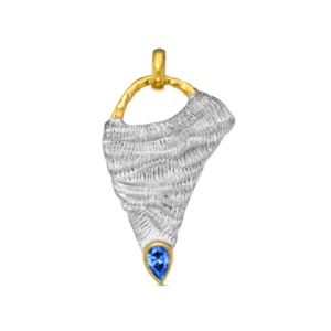 Подвеска из серебра 925 с фианитами