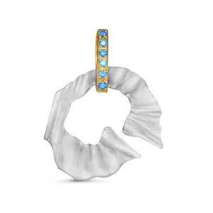 Подвеска из серебра 925 с фианитами