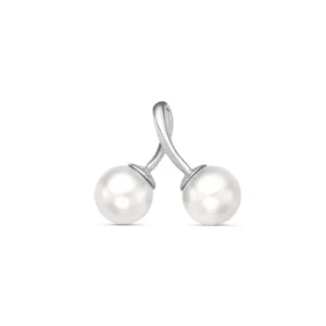 Подвеска из серебра 925 с жемчугом