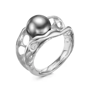 Кольцо из серебра 925 с жемчугом